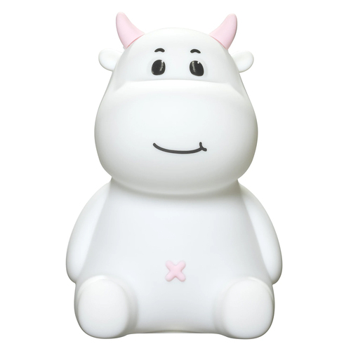 Homedics MyBaby USB Rechargable Comfort Creatures Cow Nightlight Pink