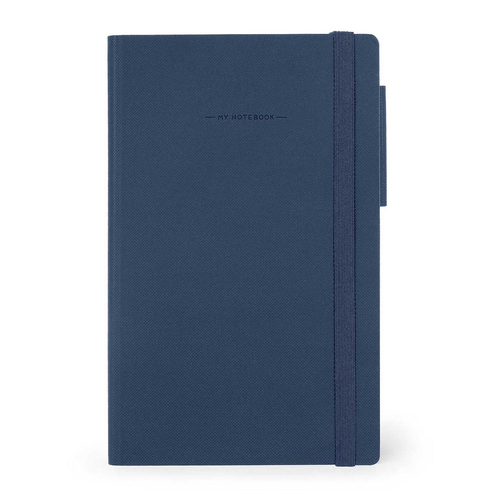 Legami My Notebook Large Lined Journal Personal Diary - Galactic Blue