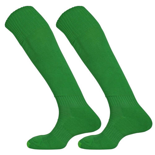 Mitre Mercury Plain Football Sock Emerald Sz Junior - Emerald