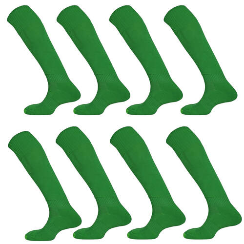4PR Mitre Mercury Plain Football Sock Emerald Sz Junior - Emerald