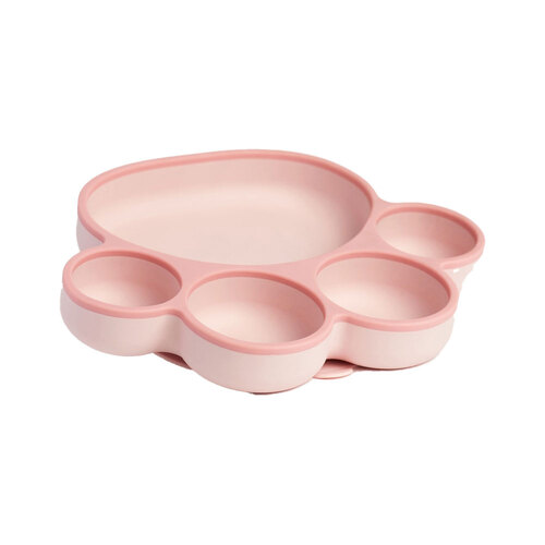 My Pure Silicone Baby/Toddler Suction Plate Blush 6M+