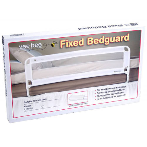 Vee Bee 105cm White Safety Cot/Bed Rail Guard