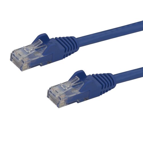 Star Tech 15m Blue Snagless Cat6 UTP Patch Cable - ETL Verified