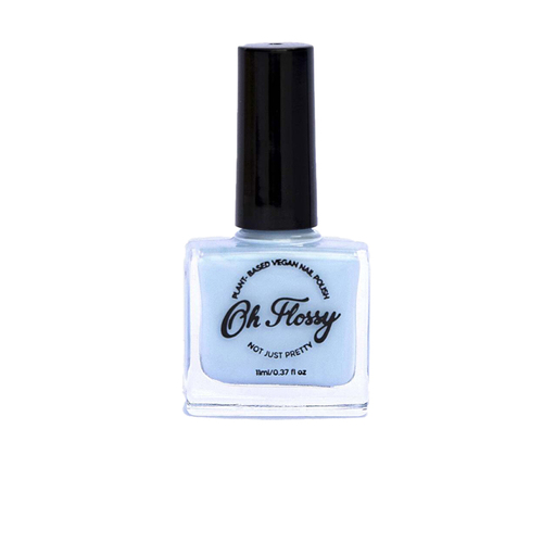 Oh Flossy Kind Kids 11ml Nail Polish Manicure - Cream Blue