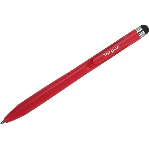 Targus Smooth Glide Stylus Pen w/ Rubber Tip f/ All Touch Screen Surfaces - Red