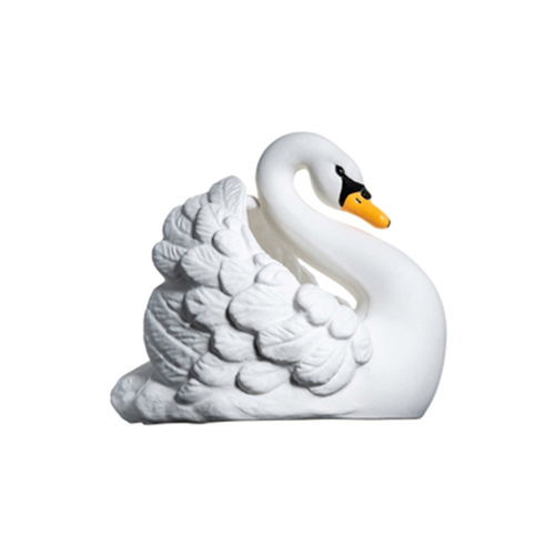 Natruba 8.5cm Rubber Swan Bath/Teether Toy Baby 0m+ White