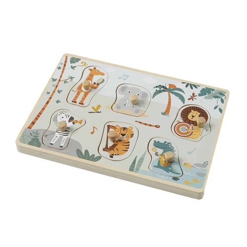 Zookabee Wood Forest Sound Puzzle Interactive Kids Educational Toy 12m+