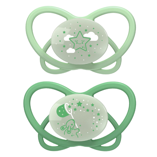 2pc Nip My Butterfly Size 1 Night Soother Baby 0-6m - Green