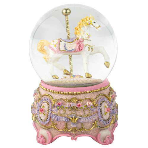 Carousel Musical Water Ball 15cm Baby Bedroom Decor