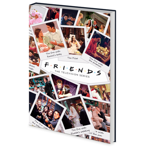 Friends TV Polaroids Themed Novelty Rectangular Hard Cover Notebook