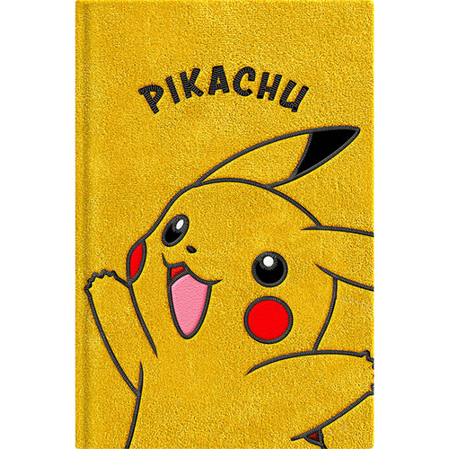 Pokemon Pikachu Themed A5 Soft Plush School Notebook