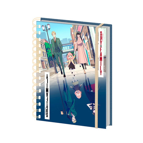 Spy x Family Reflection Themed A5 Wiro School/Office Notebook Rectangular 