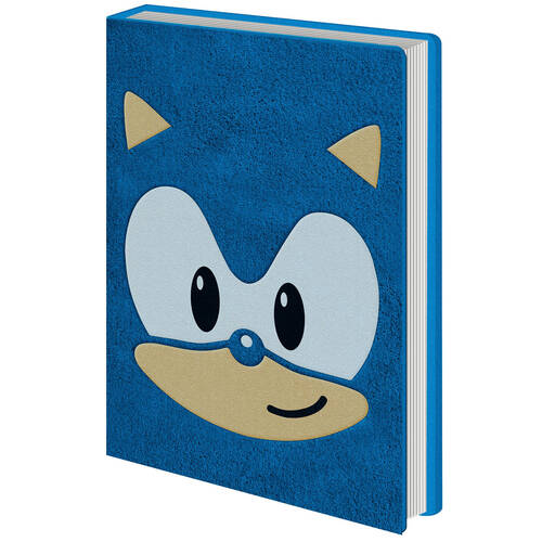 Sonic the Hedgehog Sonic Plush Notebook Blue 16x21cm