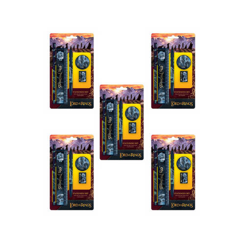 5x 5pc The Lord Of Rings My Precious' Ultimate Stationery Set Gollum