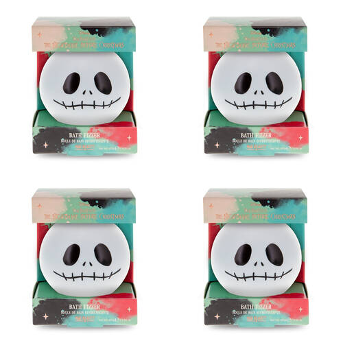 4PK Disney Nightmare Before Christmas Cauldron Fizzer 130g Velvet Plum & Vanilla