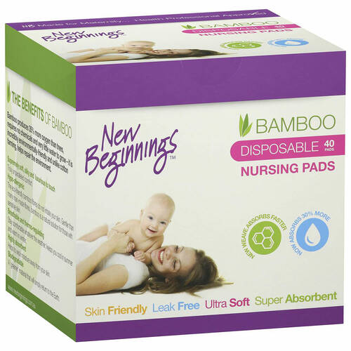 40pc New Beginnings Disposable Nursing Pads