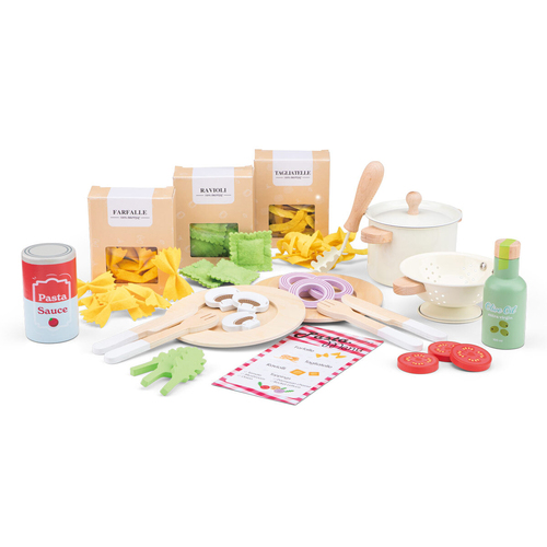 New Classic Toys Kids/Children Pasta Kitchen Role Play Set 3y+