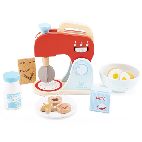 New Classic Toys Wooden Baking Set Kids Pretend Play Blue 36m+