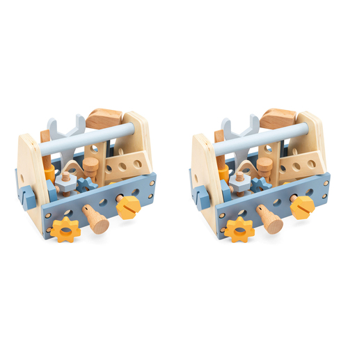 2PK New Classic Toys Kids/Children Wooden Doll House Family Toy 3y+