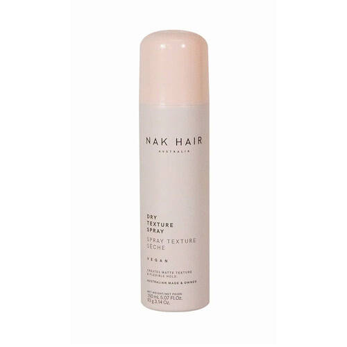 NAK Dry Texture Spray Vegan Matte Texturising Volume 150g Styling Hair Care