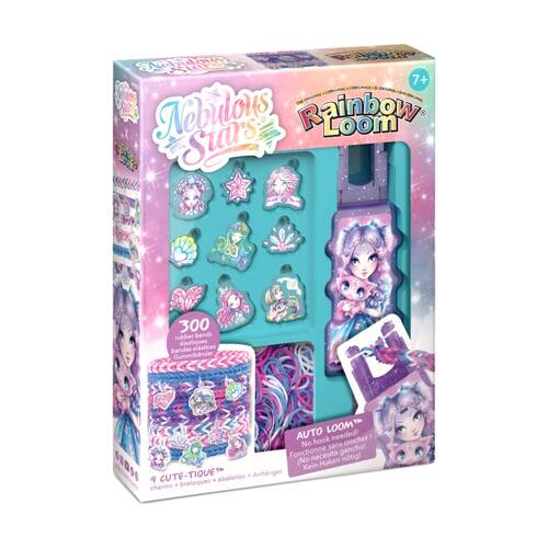  Nebulous Stars Rainbow Loom NS Auto Charm Set 300 Elastics 9 Cute
