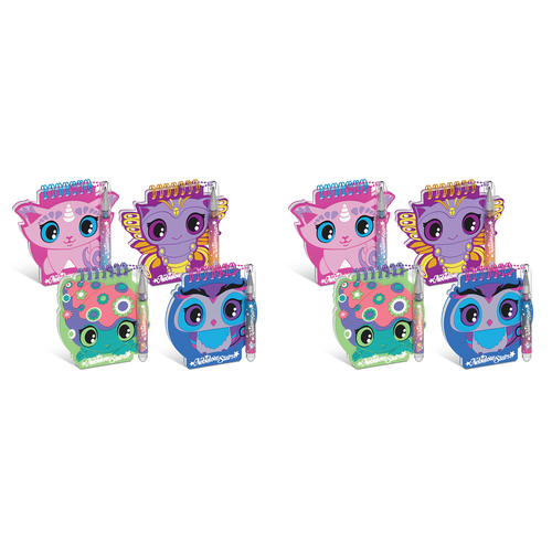 2PK Nebulous Stars 9.2cm Mini Note Pad w/ Pencil/Chain/Stickers Kids 7y+ Assort