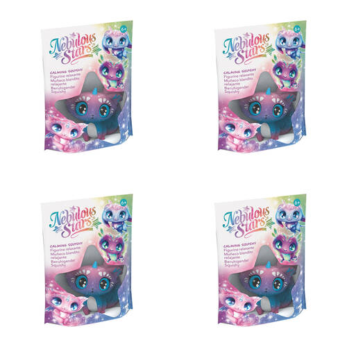 4PK Nebulous Stars Calming Squishy Toy 8x7cm - Assorted 6y+
