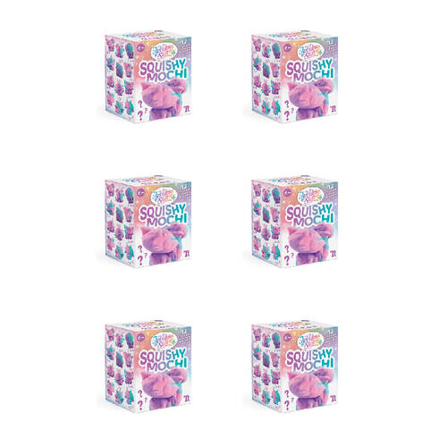 6PK Nebulous Stars Squishy Mochi Toy Blind Box 3.5x18cm - Assorted 6y+