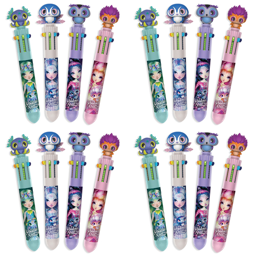 4PK Nebulous Stars 10-Colour Ballpoint Pen - Assorted