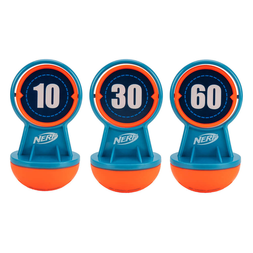 3pc Nerf Elite Target Rocker Shot Targets With Spinning Action 8y+