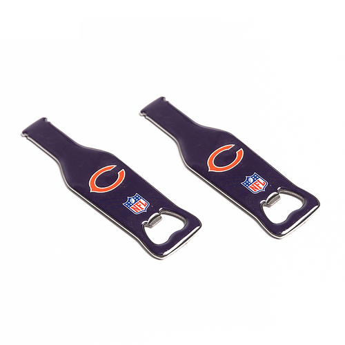 2PK NFL Chicago Bears 10cm Beer/Soda Bottle Cap Opener