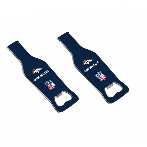 2PK NFL Denver Broncos 10cm Beer/Soda Bottle Cap Opener