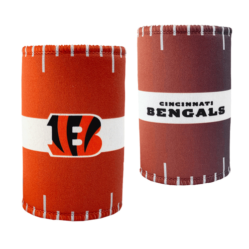2PK NFL Cincinnati Bengals 11.5cm Stubby Can/Bottle Beverage Holder