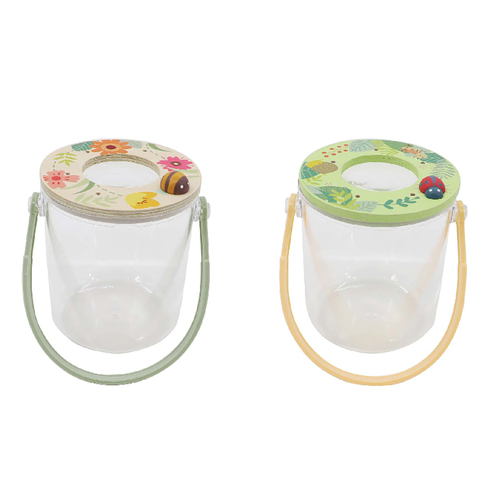 2PK Kaper Kidz Magnifier 10.5cm Plastic Bug Jar Catacher Assorted 3y+