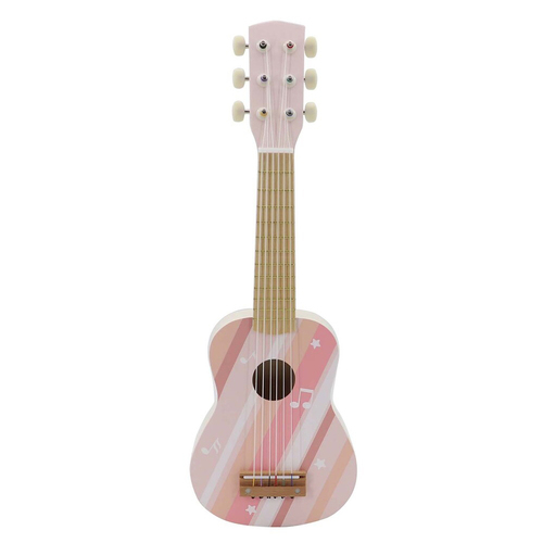 Kaper Kidz Calm & Breezy Wooden Guitar Tea Rose Children's Toy 3yrs+