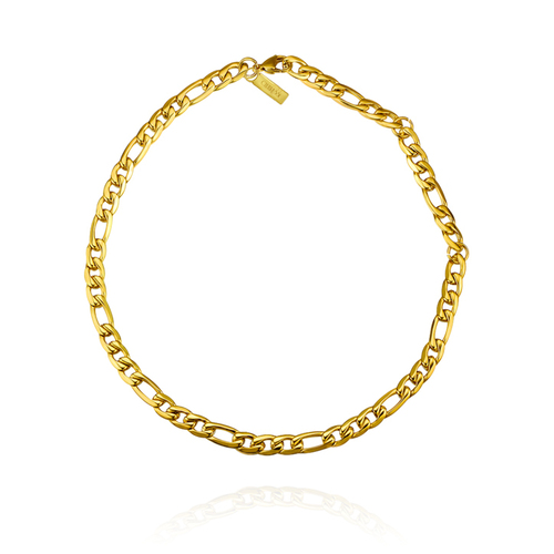 Culturesse Modern 40cm Muse Chain Necklace - Gold