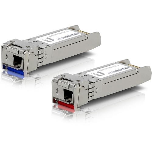 2PK Ubiquiti UFiber SFP+ Single-Mode Module 10G BiDi Connector Adapter