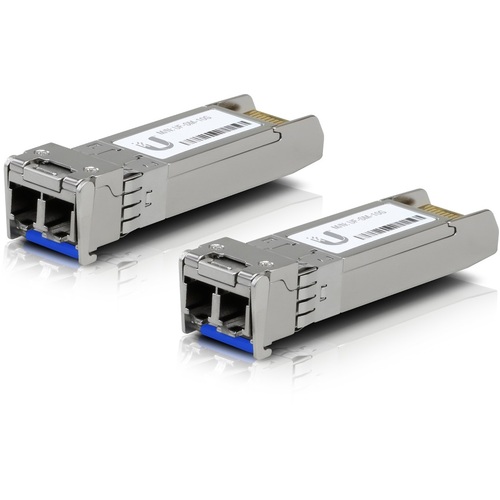 2PK 2PK Ubiquiti UFiber SFP+ Single-Mode Fiber Module 10Gbps Connector Blue