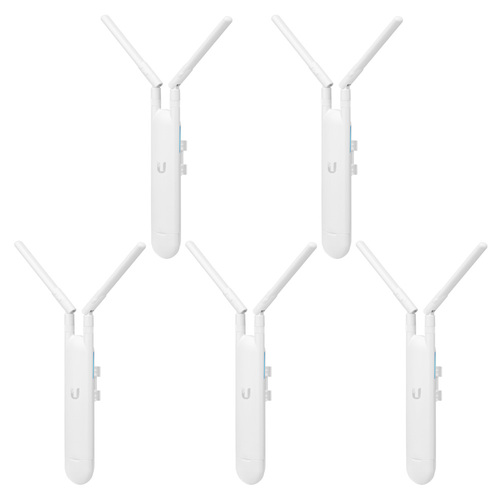 Ubiquiti UniFi AP AC Outdoor Mesh 1167Mbps, dual-omni antennas 5 Pack - PoE injector not included