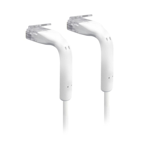 UniFi patch cable with both end bendable RJ45 2m - White