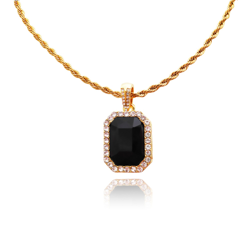 Culturesse De Vivre 45cm Noir Pendant Necklace - Gold