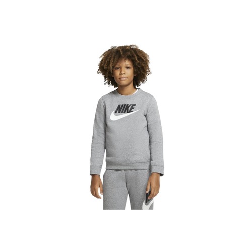 Nike Boys Sportswear Club Crew Sweatshirt Size S - Carbon Heather