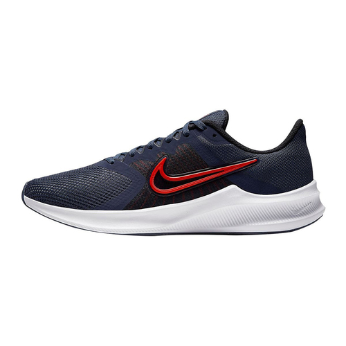 Nike Men's US9/EU42.5 Downshifter 11 Sports Running Shoes Red/Platinum