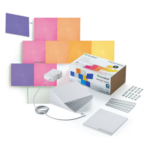 9pc Nanoleaf Canvas Smarter Kit