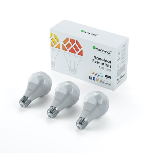 3PK Nanoleaf Essentials Smart Bulb E27