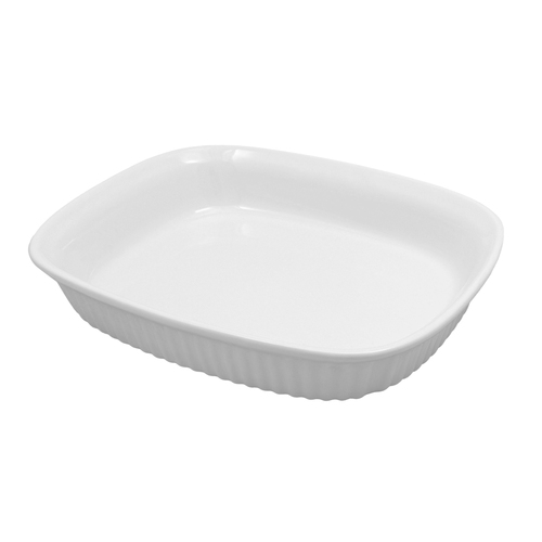 Ceramic 33cm Oval Baking Lasagne Dish Large - White