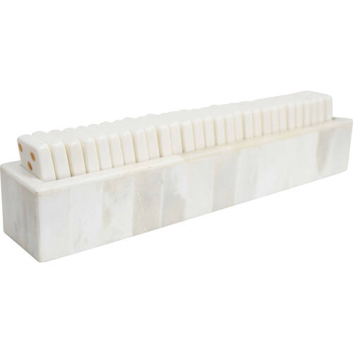 LVD Domino Set Board Game Home/Lounge Decor 18cm White