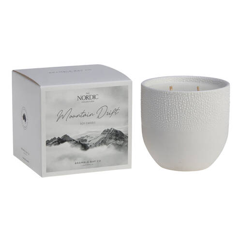 Bramble Bay Nordic Mountain Drift Candle Fir Needle Bergamot and Musk 400g