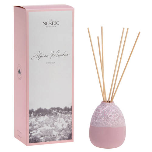 Bramble Bay Nordic Alpine Meadow Diffuser Home Fragrance Pink