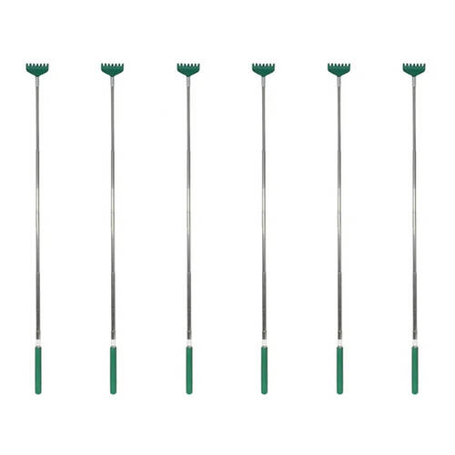 6PK Jemark Extendable Telescopic Back Scratcher 65cm - Assorted